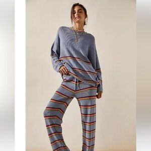 Free people mariner sweater set, size medium